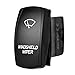 Bright Light Powersports Laser Backlit Blue LED Light Rocker Switch WINDSHIELD WIPER On/Off 20A 12V