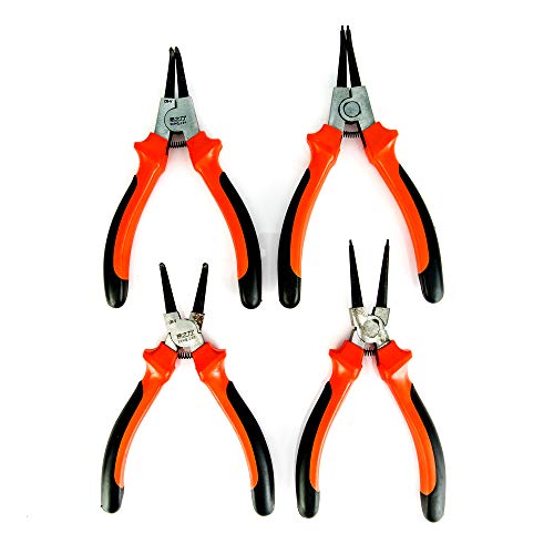 image for Fstop Labs 4 Pack Set 7 Inches Snap Ring Pliers Set Heavy Duty Interna