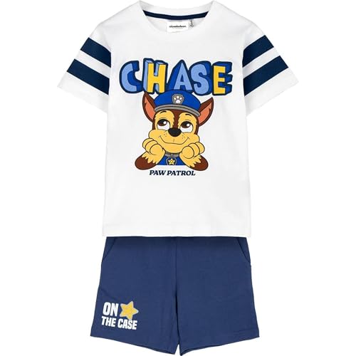 CERDÁ LIFE'S LITTLE MOMENTS Niños Y Niñas Cómodo Y Divertido – Pijama Paw Patrol Ideal Para Descanso Y Juego Ensemble, Blanc, 3 Ans (Lot de 2) Mixte Enfant