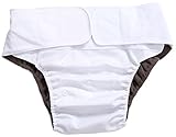 Wegreeco Adult Cloth Diapers One Size Fit All Ultra Absorbent - Reusable Diaper for Incontinence Adults Or Teen(White)
