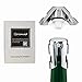 Champagne Sealer Stopper, FUNJIA 2 Pack Stainless Steel Reusable Sparkling Wine Bottle Plug Sealer Set with a Longer Sealing Plug to Keep Fresh, Great Accessories for Champagne