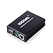 ipolex 1.25G Gigabit Ethernet SFP to RJ45 Fiber Media Converter, 10/100/1000M RJ45 to 1000M SFP Slot, Fiber to Ethernet Converter, Supports 1000BASE-SX/LX SFP LC Transceiver Module