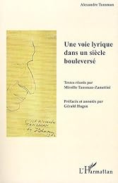 Une  voie lyrique dans un siècle bouleversé