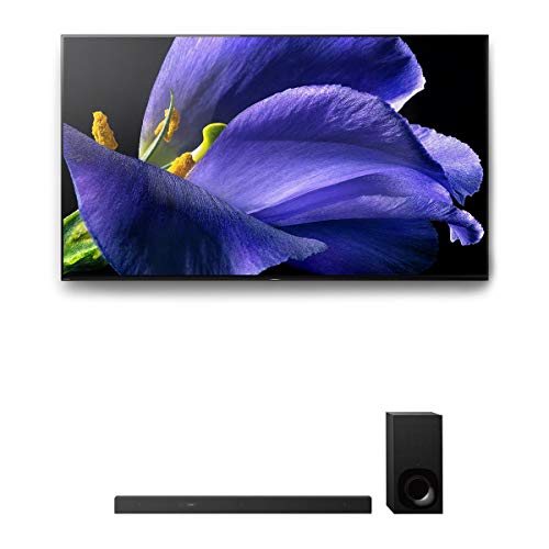 Sony XBR-65A9G 65″ BRAVIA OLED 4K UHD HDR TV and HT-Z9F 3.1-Channel Dolby Atmos Soundbar with Subwoofer