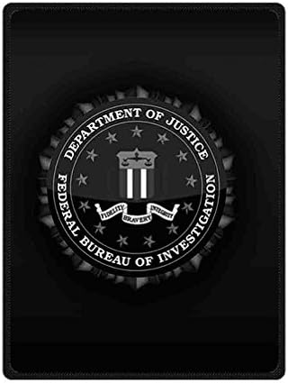 JIUDUIDODO Home Bedding &amp; Wonderful Keep Warm Happy Halloween Day Custom FBI Comfortable Blanket 58 Inches x 80 Inches Sofa/Bed Used Gift for Family/Friend