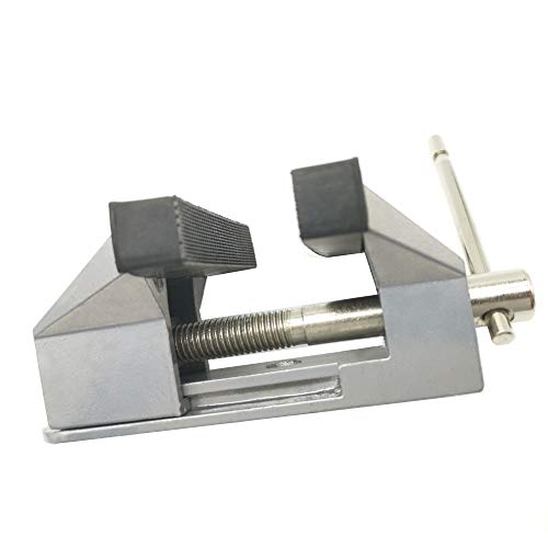JUGREAT 2in1 Table Vise Bench Vice 360 Degree Aluminum Alloy Swivel Rotating Clamp for Electric Drill Stent Grinder Tools Holder