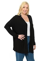 Suéter más cardigan marca Pastel de Vivienne con manga larga para mujer