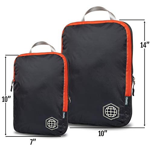 Compression Packing Cubes for Travel Luggage and Backpack Organizer