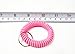 JKing Plastic Wrist Key Coil Wrist Band Key Ring Key Chains Key Holder for Outdoor Sport,Set of 6 (Pink)