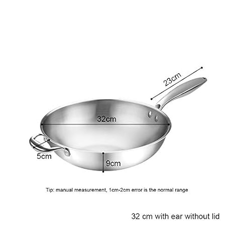  3234cm Nonstick Pans Cookware Smokeless Wok