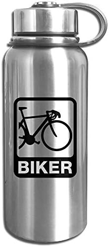 Rennrad Biker Stainless Steel Vacuum Insulated Water Bottle, Wide Mouth With Leak Proof Cap And Built-in Filter