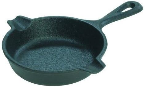 PreSeasoned 3-1/2" Mini Cast Iron Skillet Spoon Rest / Ash Tray