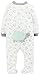 Simple Joys by Carter's Baby Neutral 2-Pack Cotton Footed Sleep and Play, White Turtle/Bear, 6-9 Months