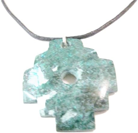 Cute Chrysocolla w/ Quartz Occurrence Semiprecious Stone Chakana Crystal Healing from Peru