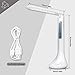 GREEMPIRE Desk Lamp Eye-Caring LED Desk Lamp Dimmable Desk Lamps Built-in LCD Display Temperature, Clock, Calendar, 4000K Touch Control for Bedside Table, Bedroom