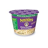 Annie's White Cheddar Microwavable Macaroni & Cheese, 12 cups, 2.01oz (Pack of 12)