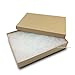 TheDisplayGuys - 25-Pack #53 Kraft Paper Cardboard Gift Boxes/Jewelry Cases w. Cotton Padding & Lid - Kraft Brown - (5.4