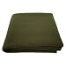 EKTOS 90% Wool Blanket, Olive Green, Warm & Heavy 4.0 lbs, Large Washable 66"x90" Size, Perfect for Outdoor Camping, Survival & Emergency Preparedness Use