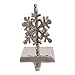Kurt Adler 7-Inch Silver 3-D Snowflake Stocking Holder