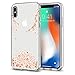 Spigen Liquid Crystal Designed for Apple iPhone Xs Case (2018) / Designed for Apple iPhone X Case (2017) - Blossom Crystal Clear