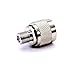 MWRF Source 2 PCs F Female to N Male RF Adapters, Nickel-Plated Machined Brass Construction