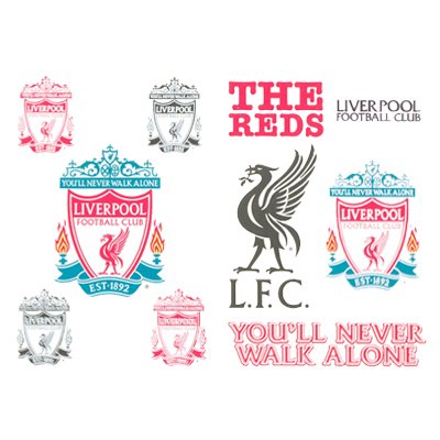 Liverpool FC Temporary Tattoo Pack of 10