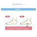 Docooler 1 Pair Flat Feet Pad Orthotic Insoles Plantar Fasciitis Arch Support Sleeve Cushion Heel Spurs Foot Care