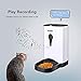 Gasky Automatic Cat Pet Smart Feeder – App Control Dog Food Dispenser with WiFi, Camera, Video, 4.5L Large Capacity,Distribution Alarms, Portion Control, Voice Recording,Timer Programmable