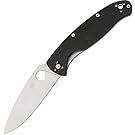 Spyderco Resilience Black G-10 PlainEdge Knife