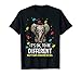 It’s Ok To Be Different Autism Awareness Cute Elephant T-Shirt