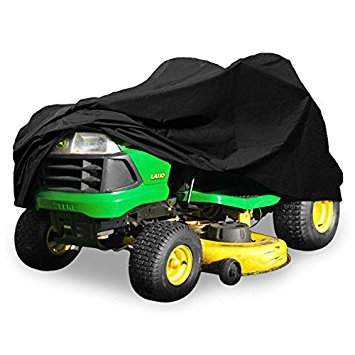 image for TUOP Riding Lawn Mower Cover Heavy Duty Lawn Tractor Cover Waterproof 