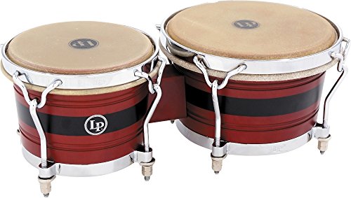 Latin Percussion Legends John Rodriguez Bongos 7 1/4" + 9"Marron