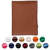 Emoor 100% Cotton Cover Full for Traditional Japanese Floor Futon, Anti-Bacterial & Mite-Resistant & Odor-Resistant, BitterBrown Made in JAPAN