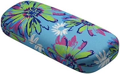 MyEyeglassCase Women's Hard Eyeglass Case | Protective Hard Shell Glasses Case with Pouch and Cloth