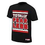 WWE Authentic Wear WWE Nikki Bella Totally Fearless Youth T-Shirt Black/Red Medium