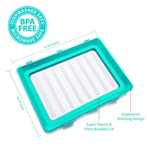 Skinny Stacks XL 2022 Version 2 Pack Large Stacking Food Storage