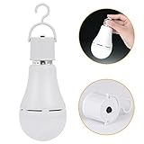 Sunnest 9W Emergency LED Light Bulb, Rechargeable Lamp Portable LED Lantern Tent Light with Built-in Battery and Hang Hook for Camping, Hiking, Fishing, Home Lighting and Power Failure E26/E27