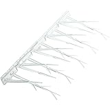 Bird-X Plastic Polycarbonate Bird Spikes Kit with Adhesive Glue, Covers 10 feet