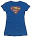 Juniors: DC Comics - Superman - Retro Logo Distressed Juniors (Slim) T-Shirt Size M