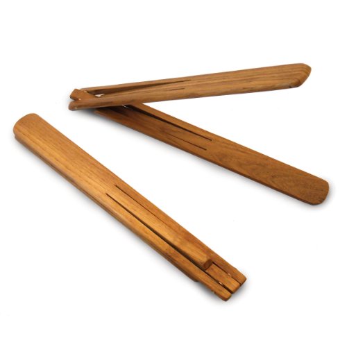 Enrico 1222 EcoTeak Wood Spring Tongs