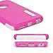 Emixc iPhone 6 6S Case Thin Dual Layer Hybrid Protective Case for iPhone 6 and iPhone 6S (Hot Pink / White)