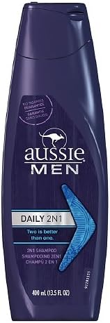 Aussie Men Daily Clean 2-In-1 Shampoo + Conditioner 13.5 fl oz (pack of 2)