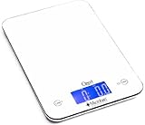 Ozeri Touch II 18 lbs Digital Kitchen Scale, with Microban Antimicrobial Product Protection