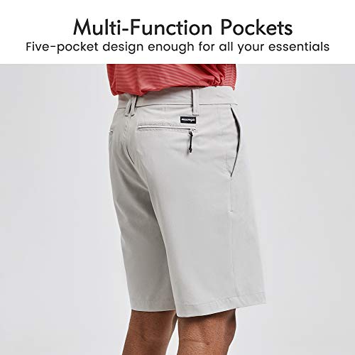 maamgic Men's Slimfit Golf Shorts 9" Inseam Amphibious Casual Shorts