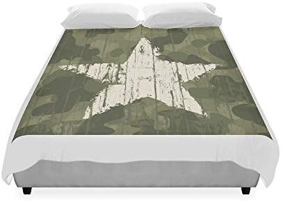 New Arrival Custom Camouflage Duvet Cover 86"x70" (One Side) Without Comforter/Quilt/Duvet Filling!