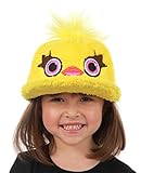 elope Disney Pixar Toy Story 4 Ducky Costume Fuzzy Cap Yellow