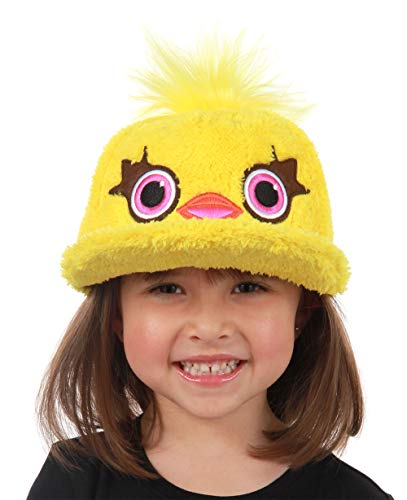 elope Disney Pixar Toy Story 4 Ducky Costume Fuzzy Cap Yellow