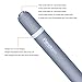 Pendorra Rechargeable Stylus Pen, Active Fine Point Drawing Handwriting Pencil Pens for iPad,iPhone,Cellphone,Android Tablet and Other Capacitive Touch Screen Devices (Grey)