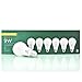 RAY Electrico LED Light Bulbs -A19, 800-Lumens, 2700-Kelvin, 9W (60W Equivalent) E26 Medium Base, Non-Dimmable, Long Lasting Warm White Light (6 Pack, 2-Year Warranty)