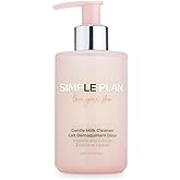 SIMPLE PLAN Hydrating Milky Facial Cleanser – Gentle Moisturizing Face Wash for Sensitive & Dry Skin, Fragrance-Free Cleansing Milk for Women & Men – 200 ML